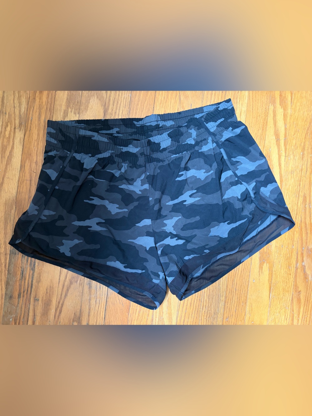 Athleta Printed Mesh Racer Run Short 4inch - L
